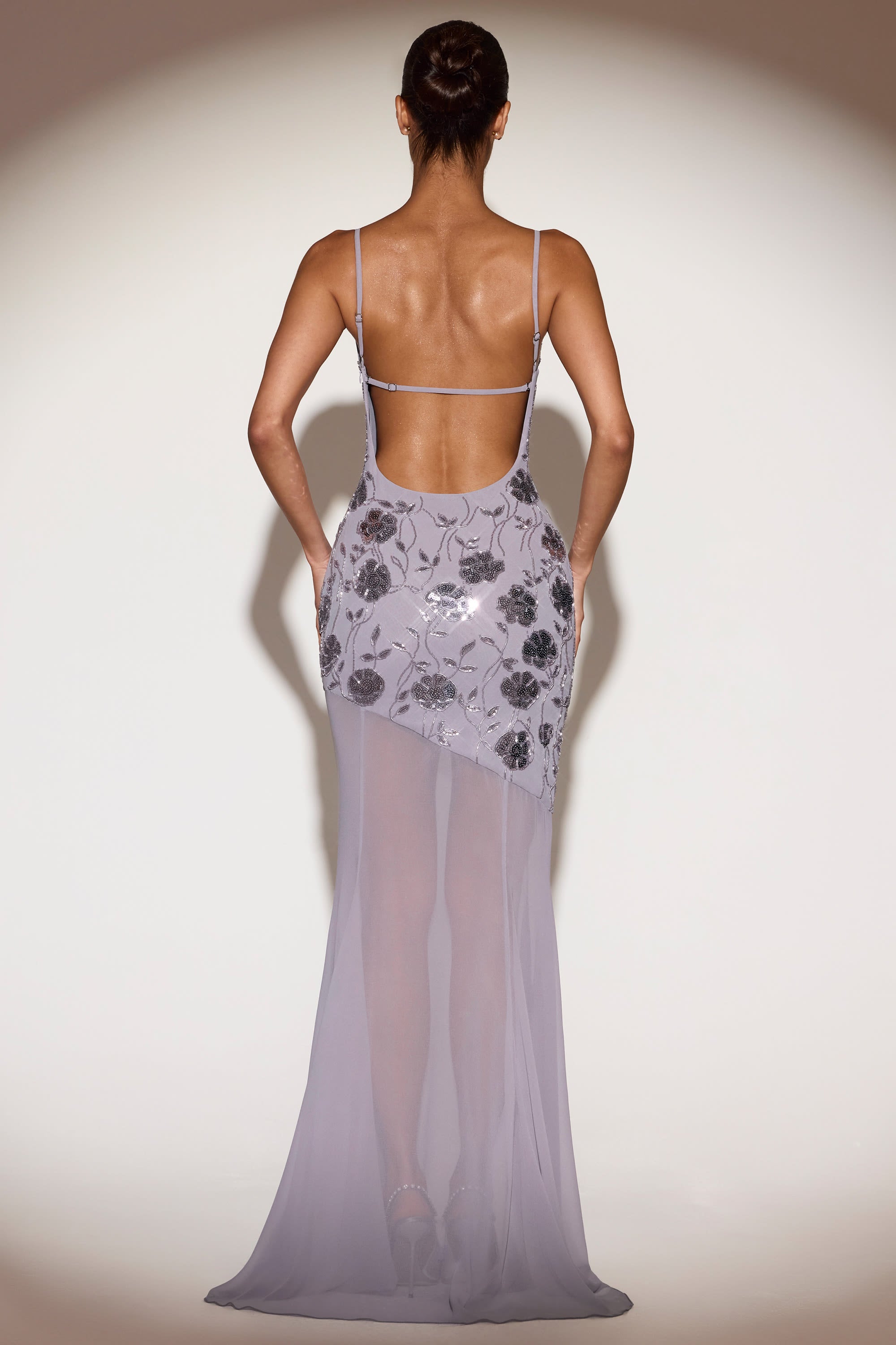 sachin and babi light blue dress LARA BACKLESS DRESS – Significant Other main image 1