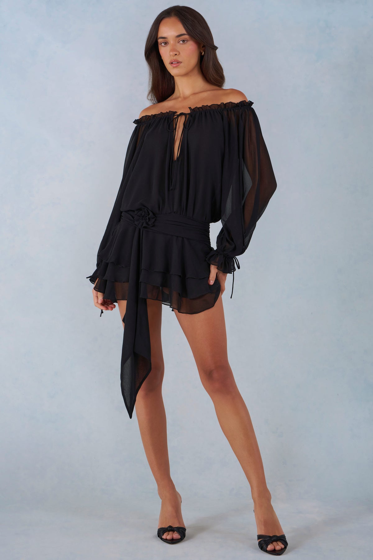 Lerure(リルアー) Off shoulder balloon dress 【公式通販】 リルアー 