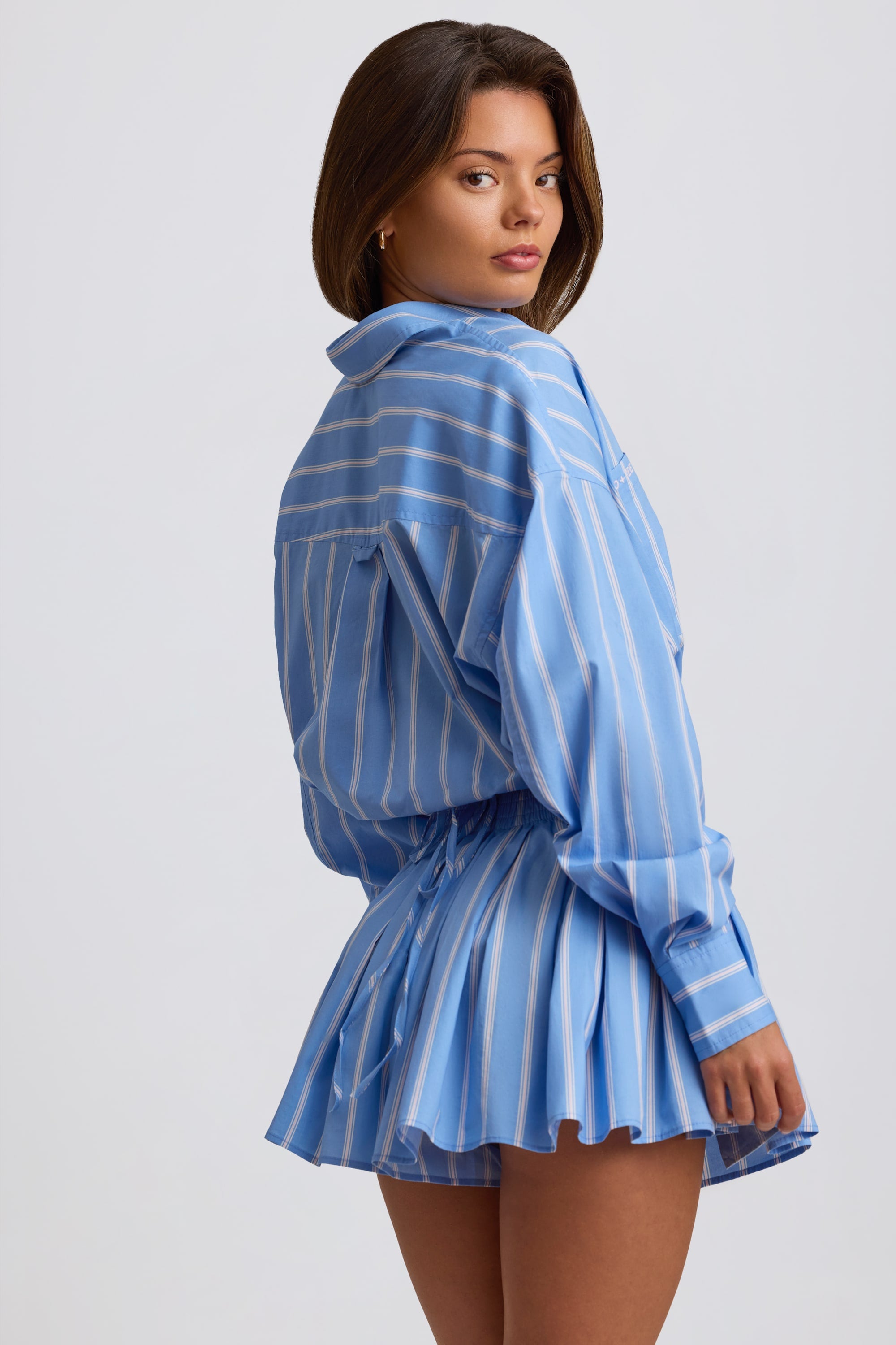 Yarn Dyed Cotton Stripe Poplin Shirt main image 1
