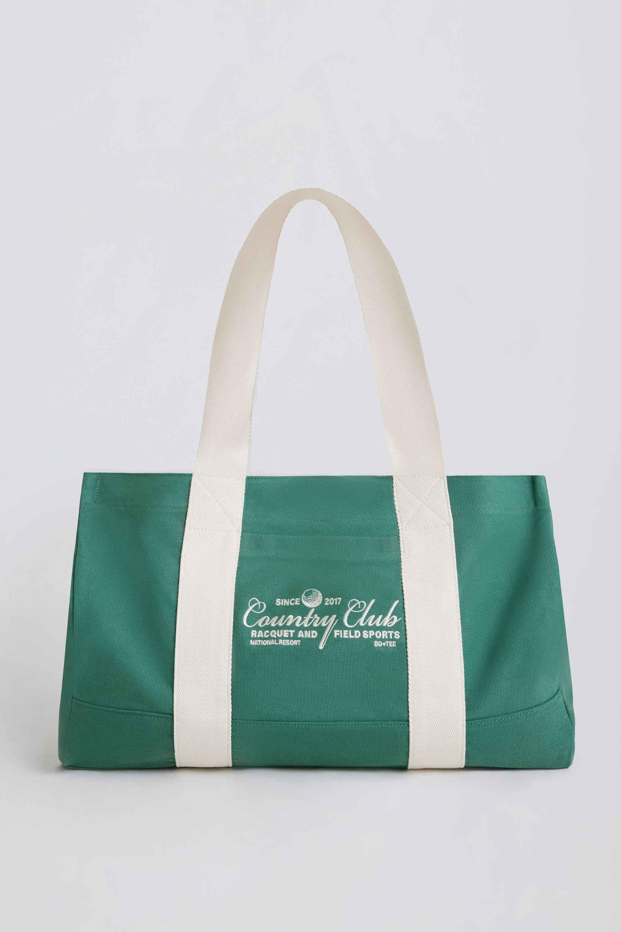 Oversized Canvas Tote Bag in Green | Oh Polly – Oh Polly UK