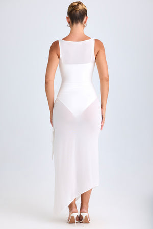 cowl neck pleated midaxi dress Strappy Pleated Skater Midaxi Dress In Black | EGO US