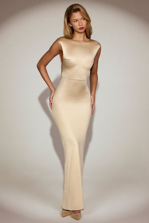 olympia maxi dress champagne Olympia Sequin Dress