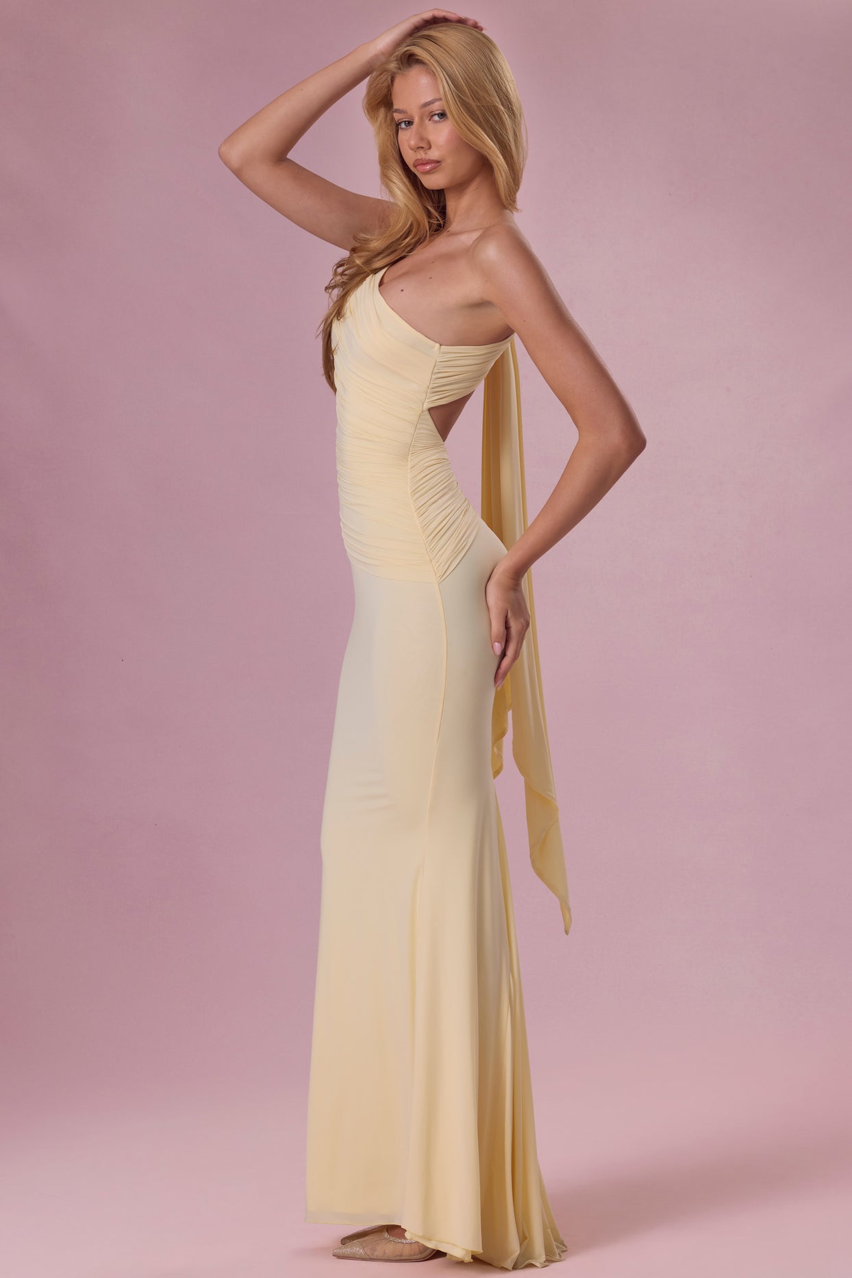 Jersey Bridesmaid Dress in Butter - 4