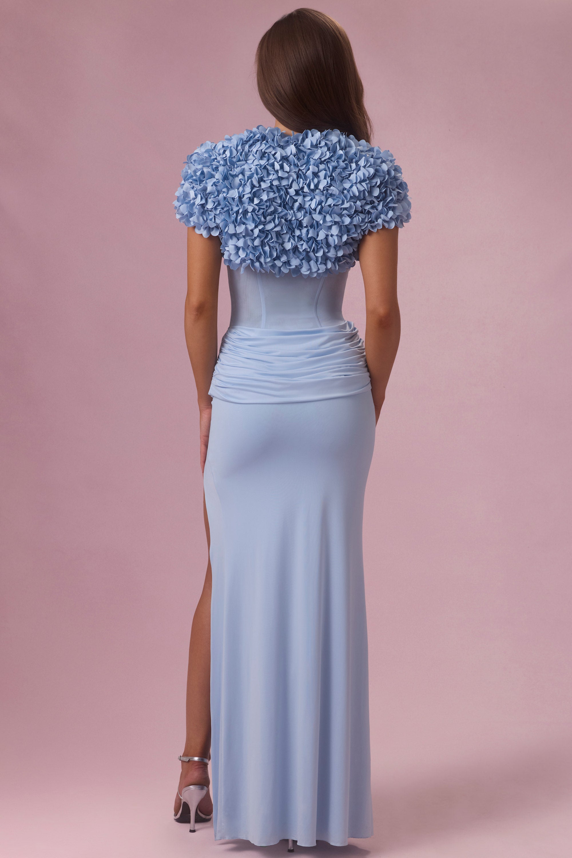 Cropped Bolero  in Sky Blue