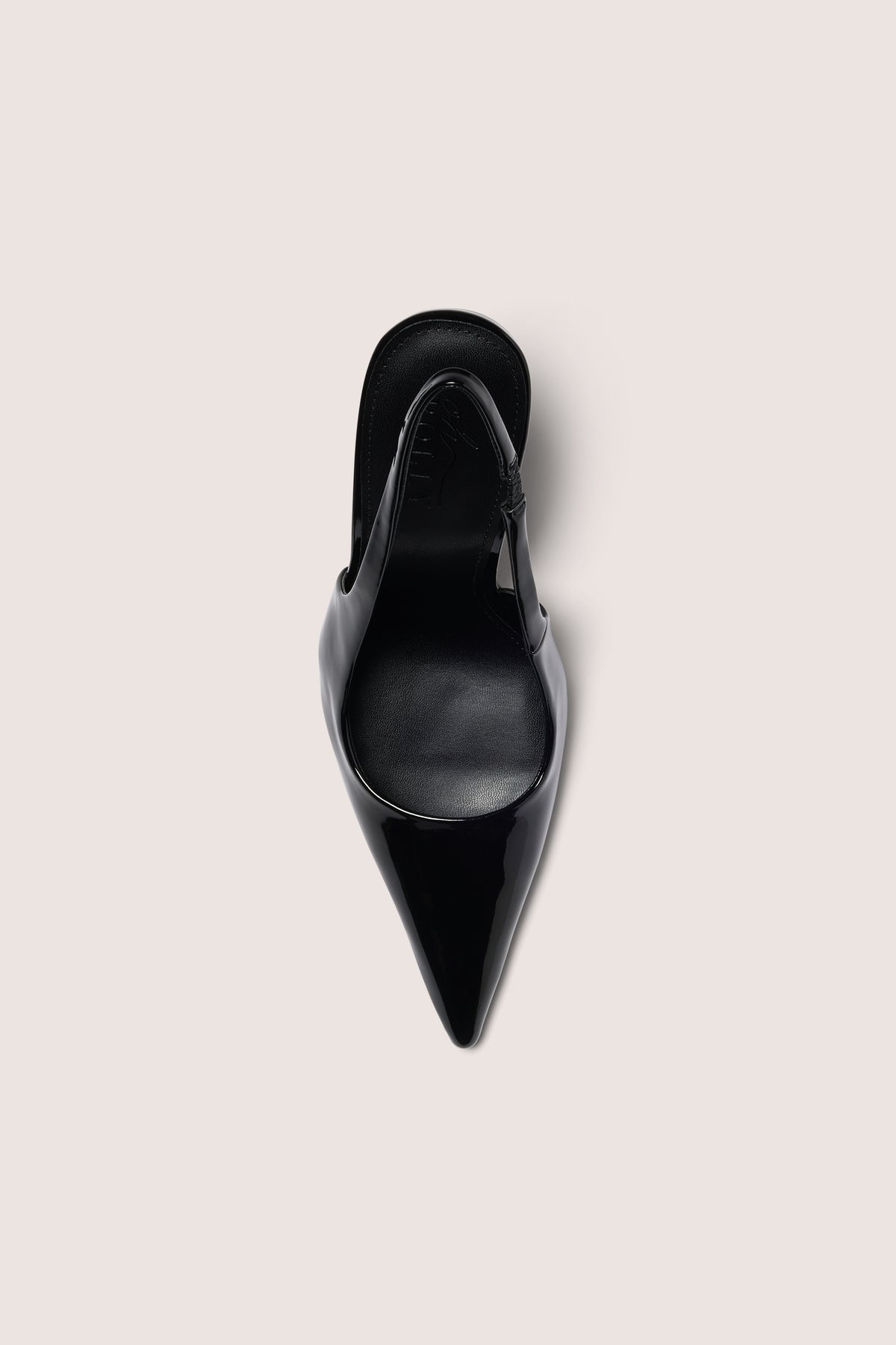 ⁣⁢Sling-Back-Heels in Schwarz⁤⁣