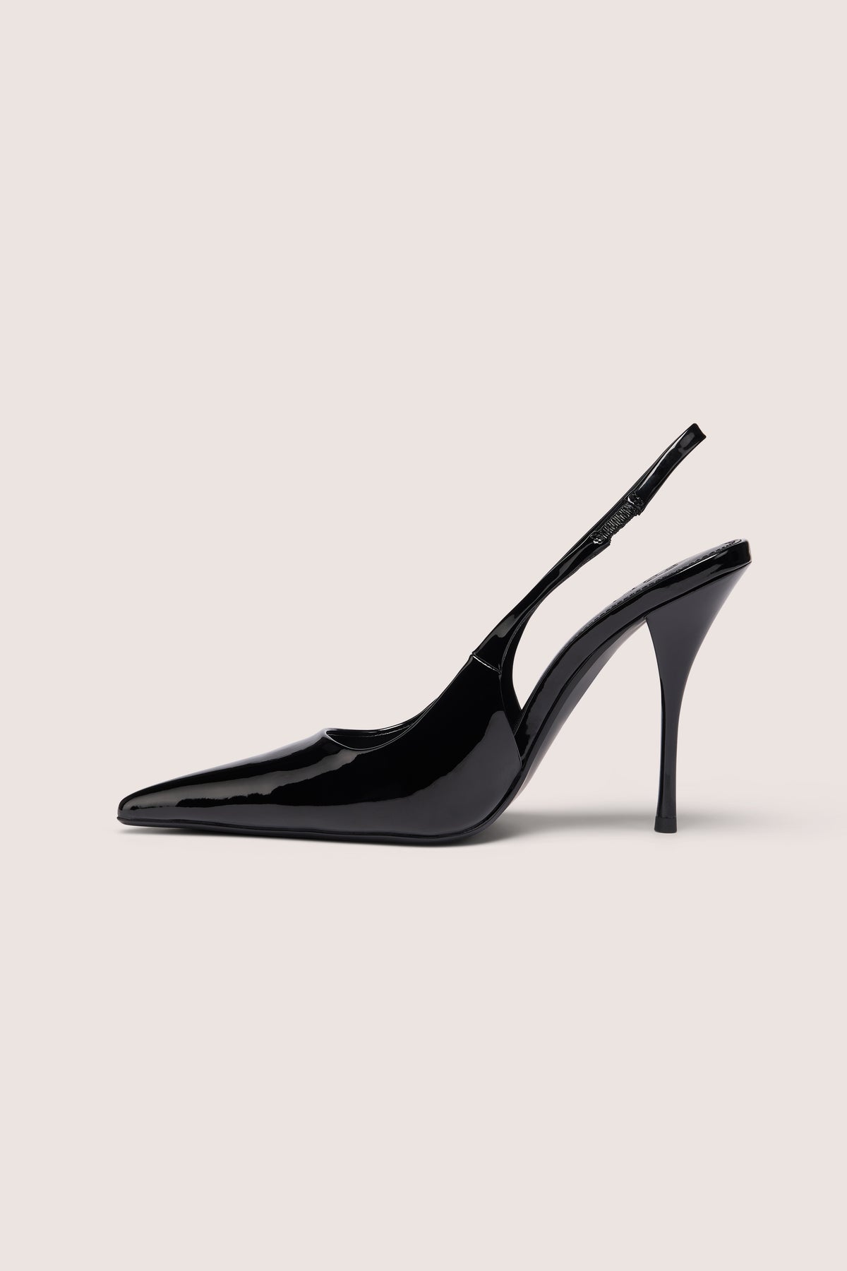 ⁣⁢Sling-Back-Heels in Schwarz⁤⁣