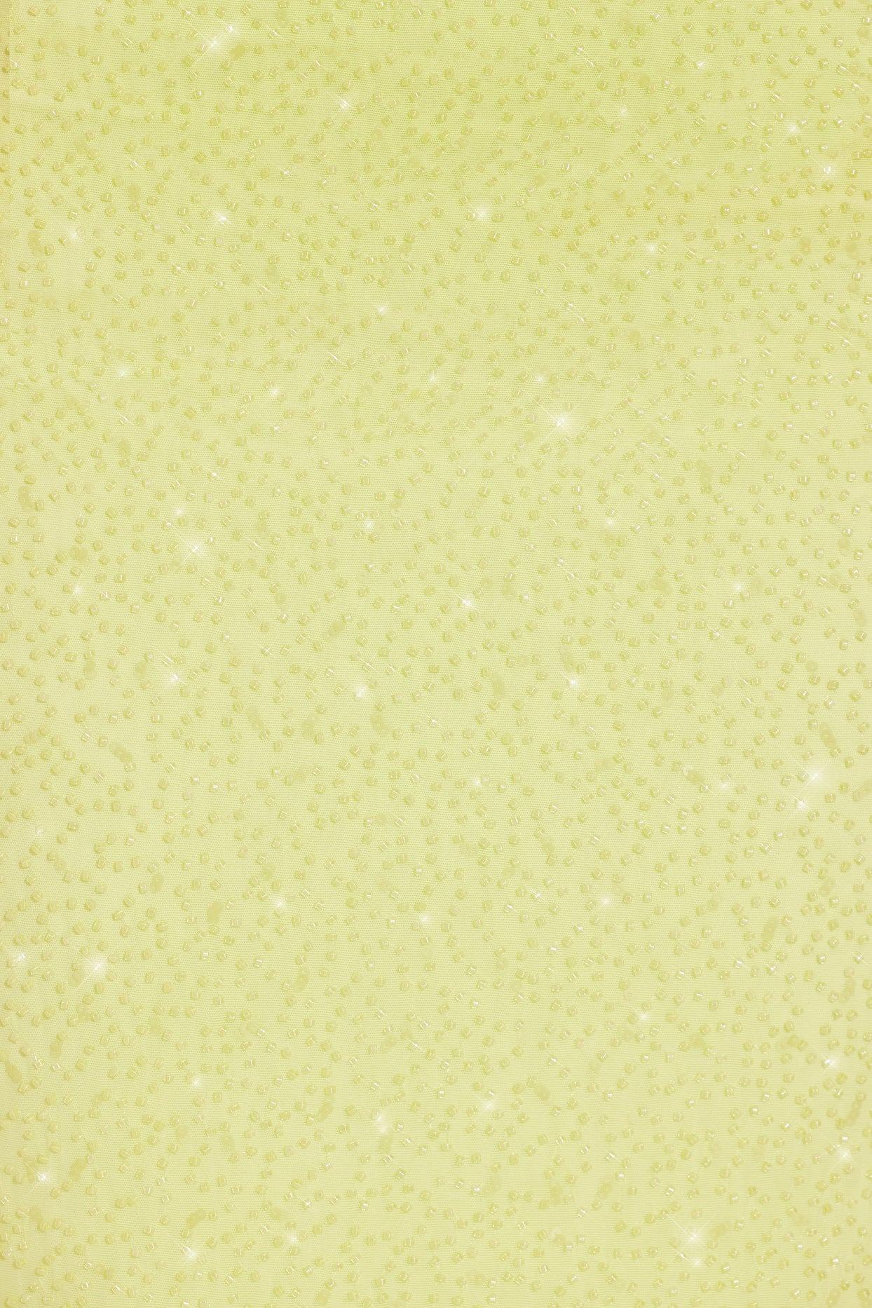 Jupe longue ornée fendue sur le côté en vert lime