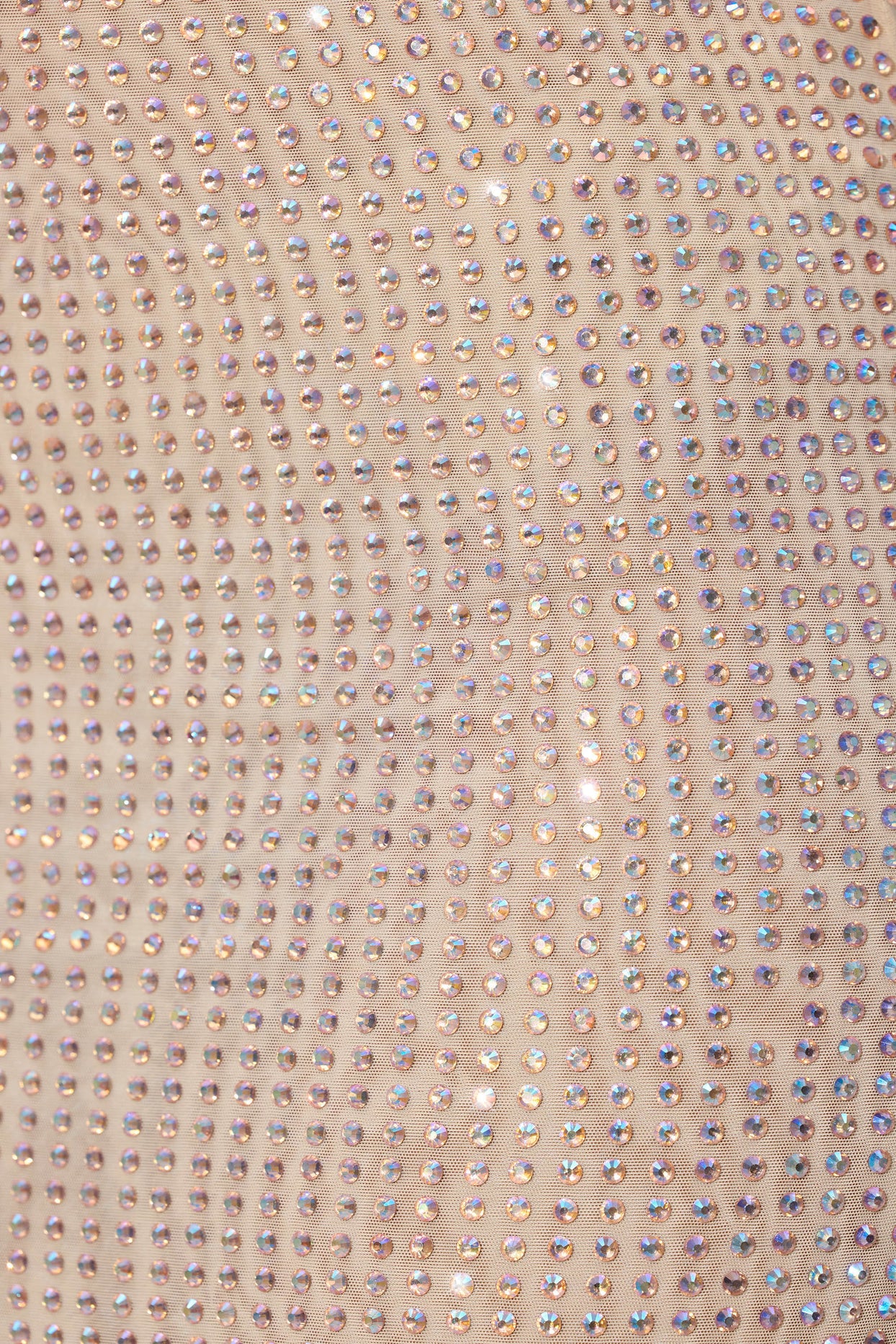 Embellished Mid Rise Maxi Skirt in Champagne - 4