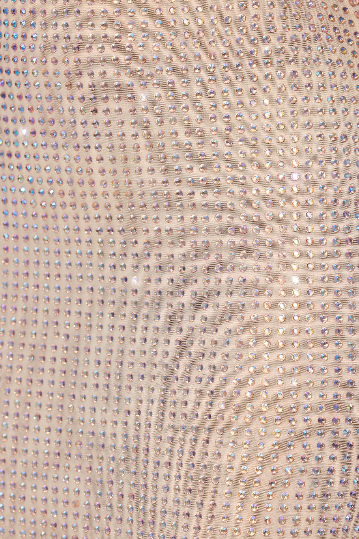 Zdobiona, drapowana sukienka maxi z falbaną w kolorze szampańskim