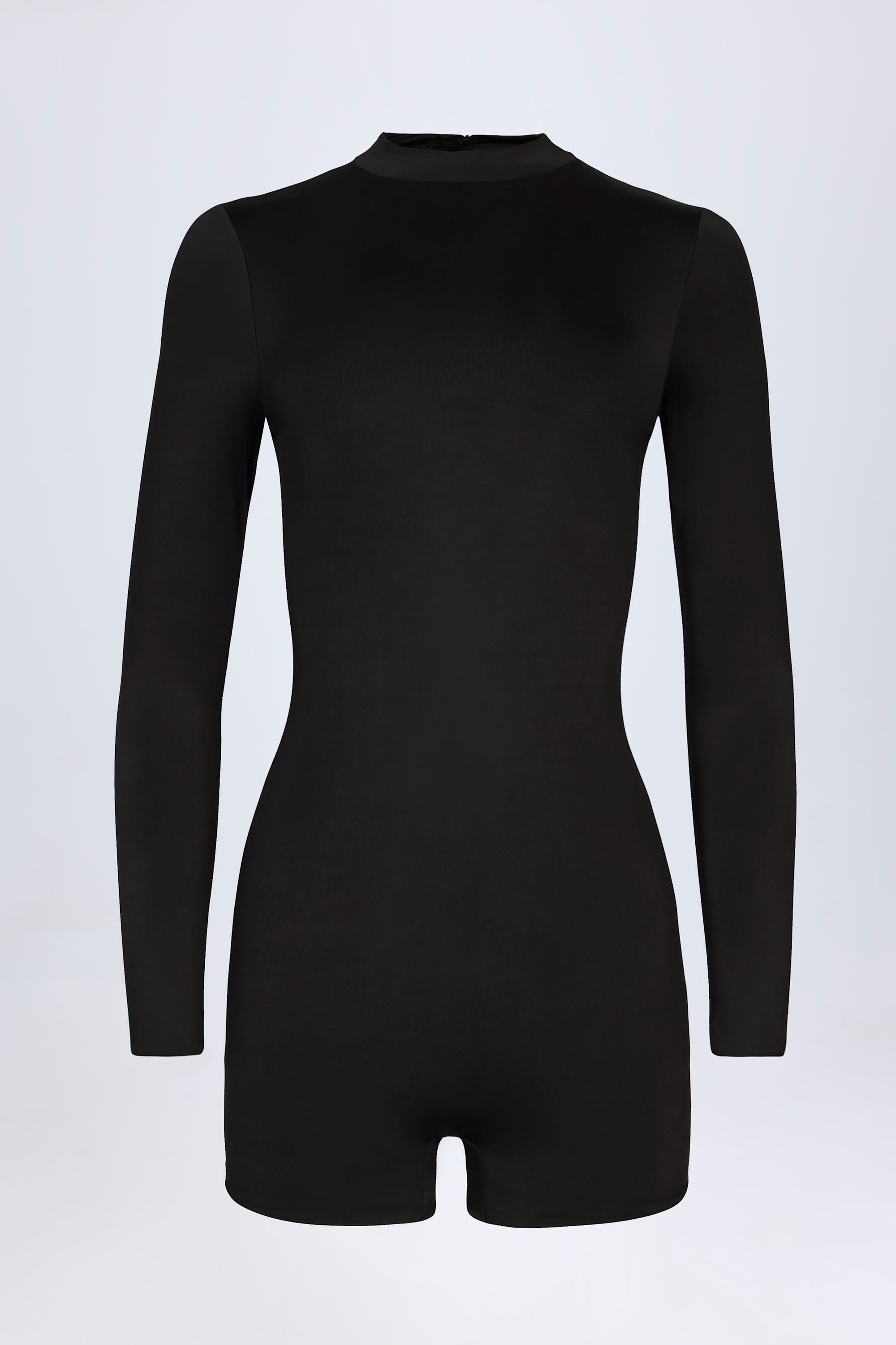 値下げ！即発送！Long Sleeve Inner Romper 黒 Black Long Sleeve Romper by Maison Margiela | Rent the Runway