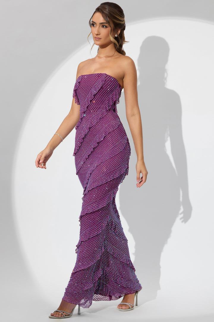 PLUM  PARADISE RUFFLE  MAXI DRESS