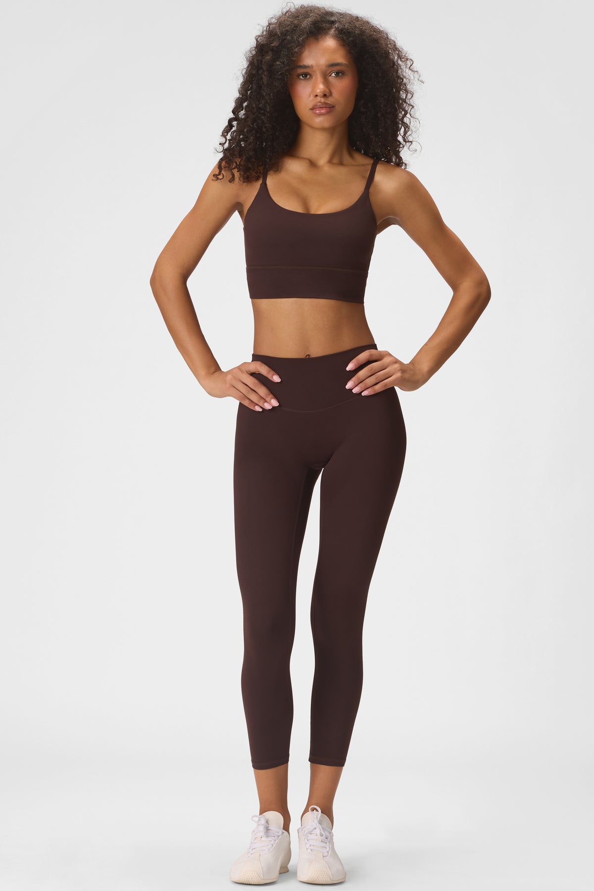 ⁣⁢Soft Active 7/8 Leggings in Espresso⁤⁣