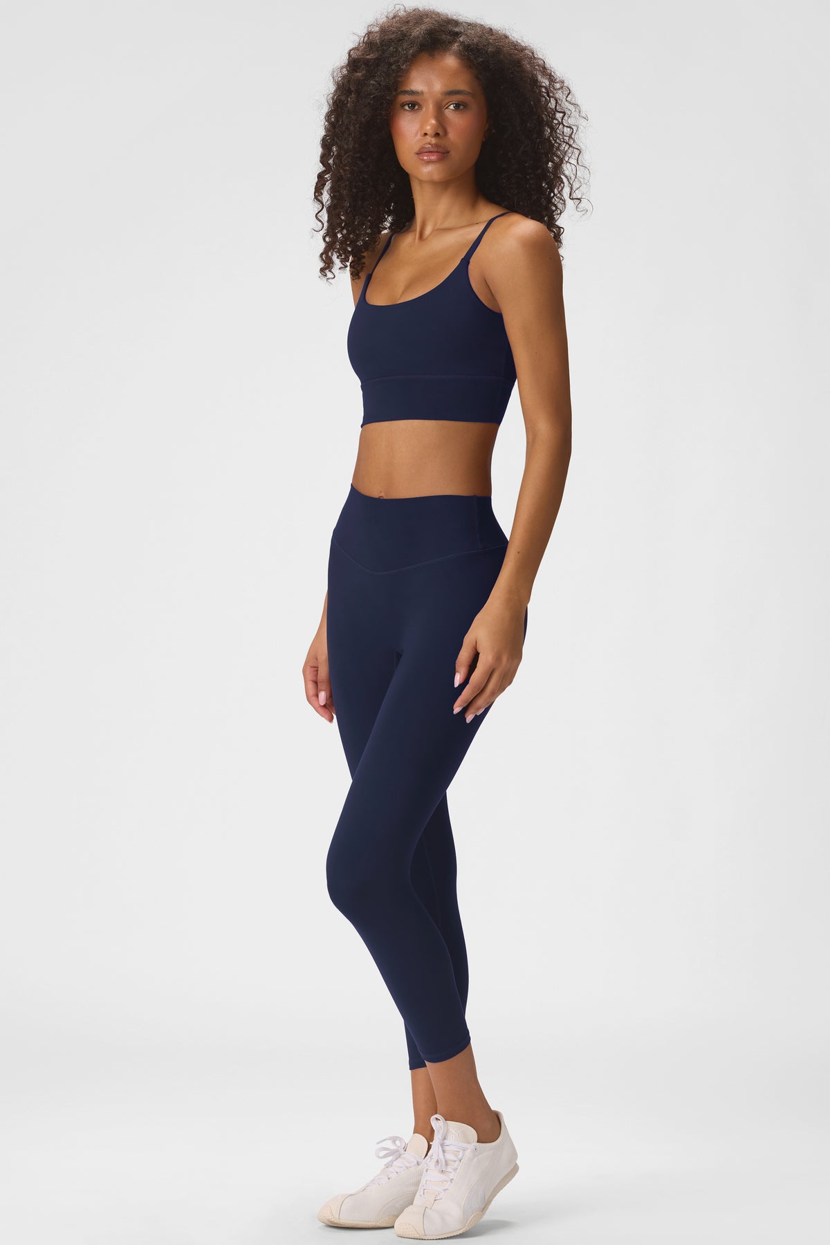 Soft Active 7/8 Leggings in Midnight Navy - 2