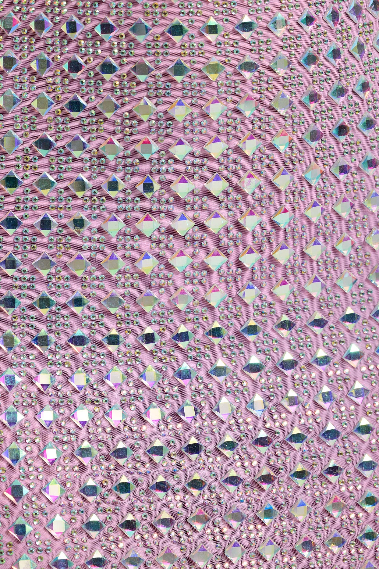 Embellished Square Neck Mini Dress in Lilac - 4