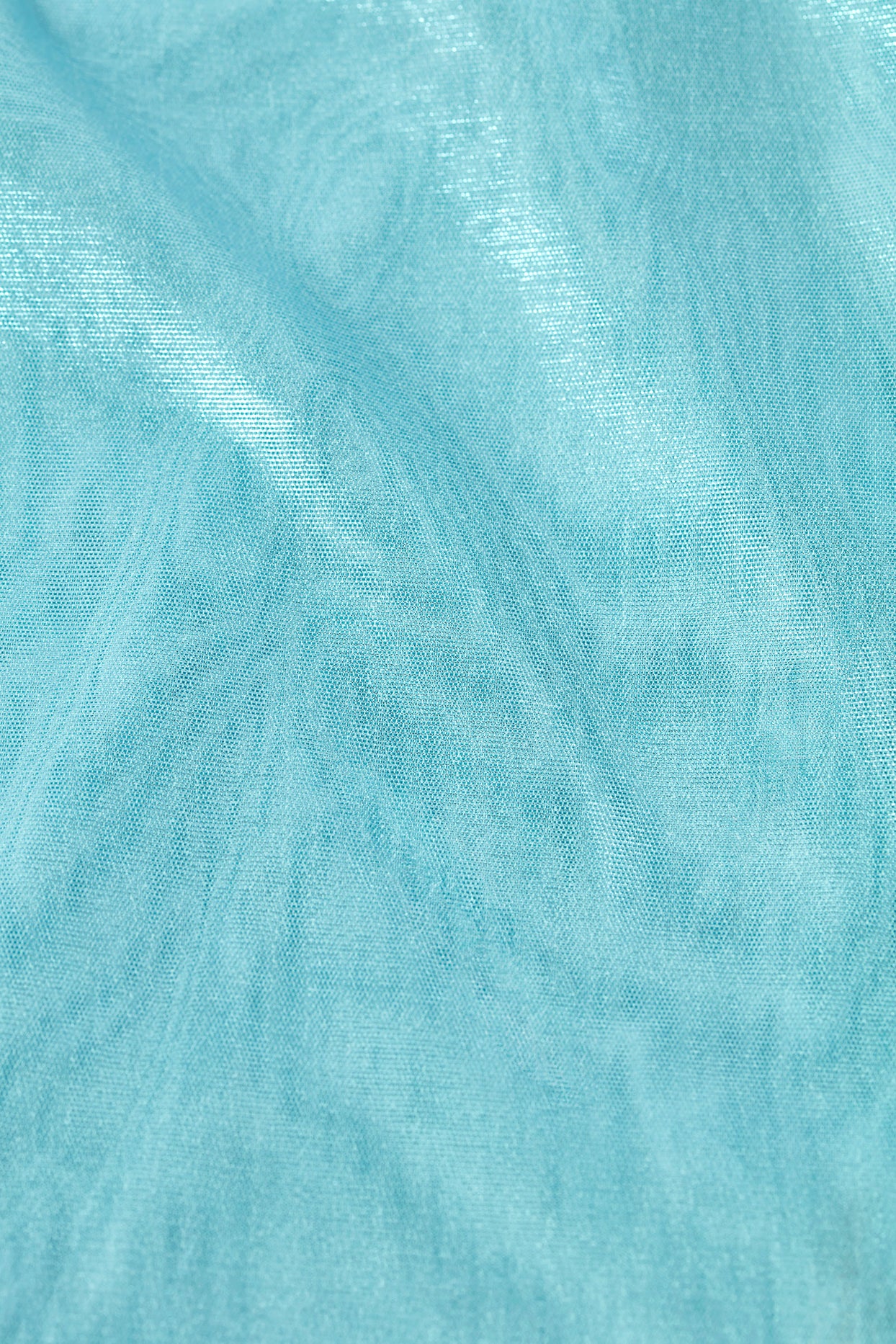 Mini-robe asymétrique à découpes métallisées, bleu glacier