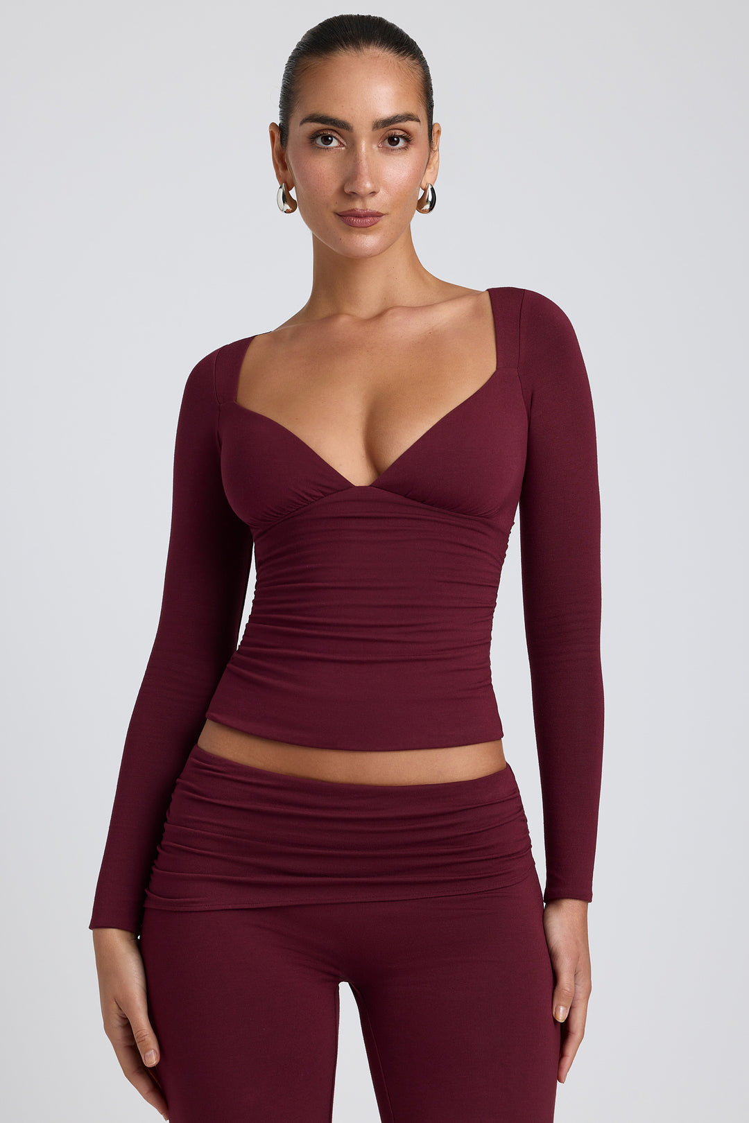 Nórisse | Ruched Long Sleeve Top