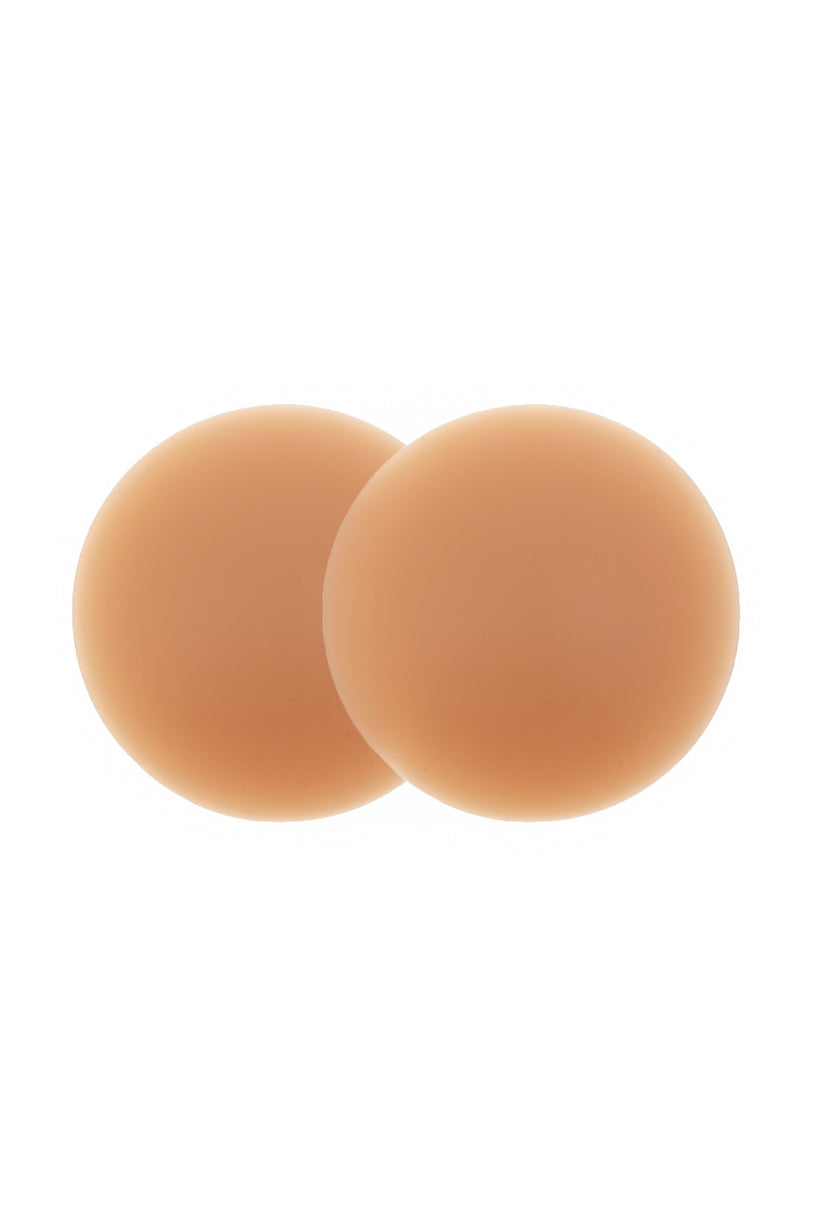 Reusable Silicone Nipple Covers in Almond - 2