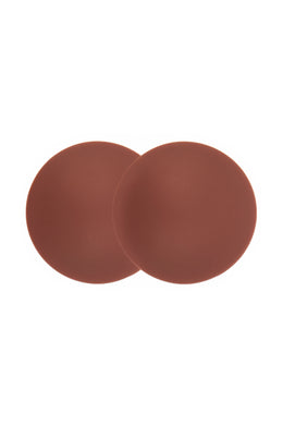 Reusable Silicone Nipple Covers in Chestnut