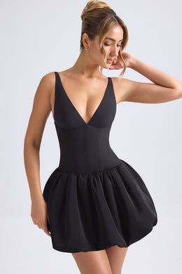 Amara Ruffle Hem Corset Mini Dress