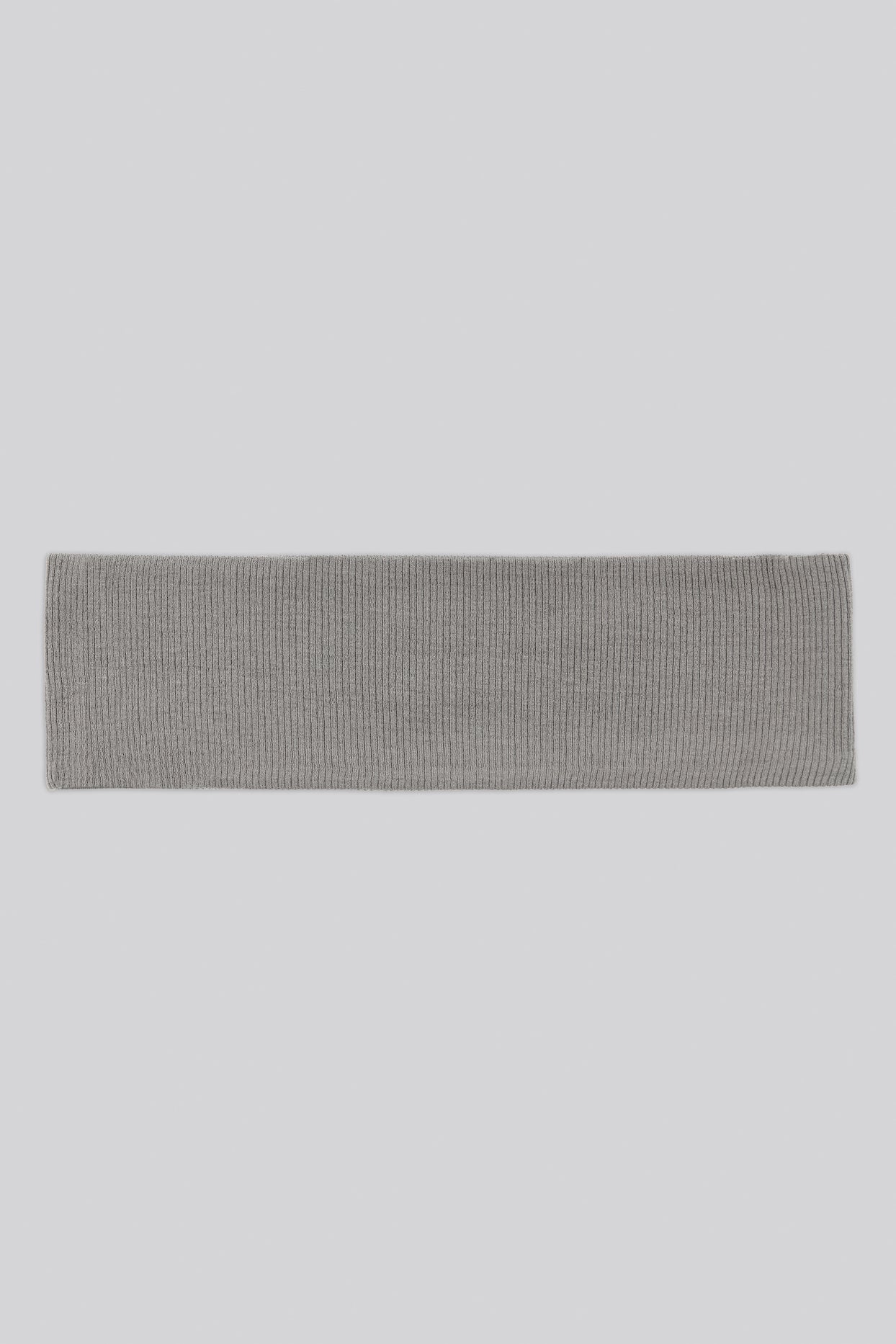 Ribbed Modal Headband in Grey