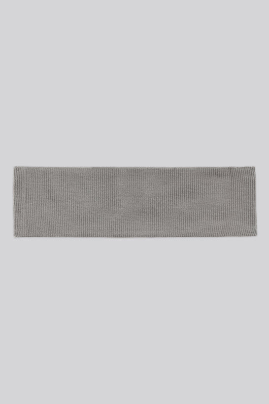 Ribbed Modal Headband in Grey