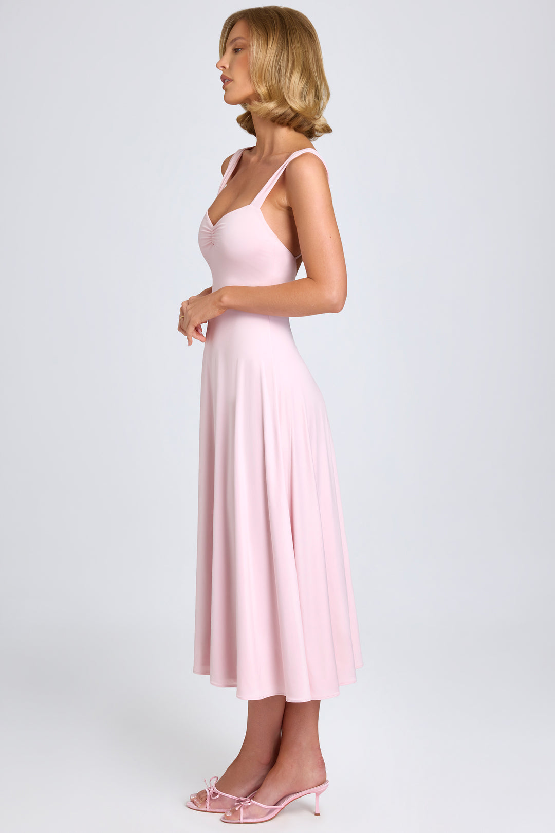 Audrey Embellished Dip Hem Midaxi Dress