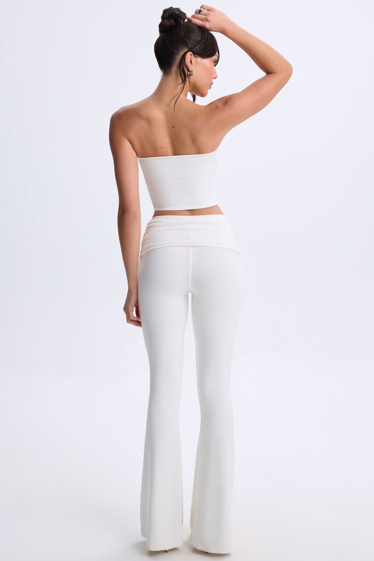 White Flared trousers main image 1
