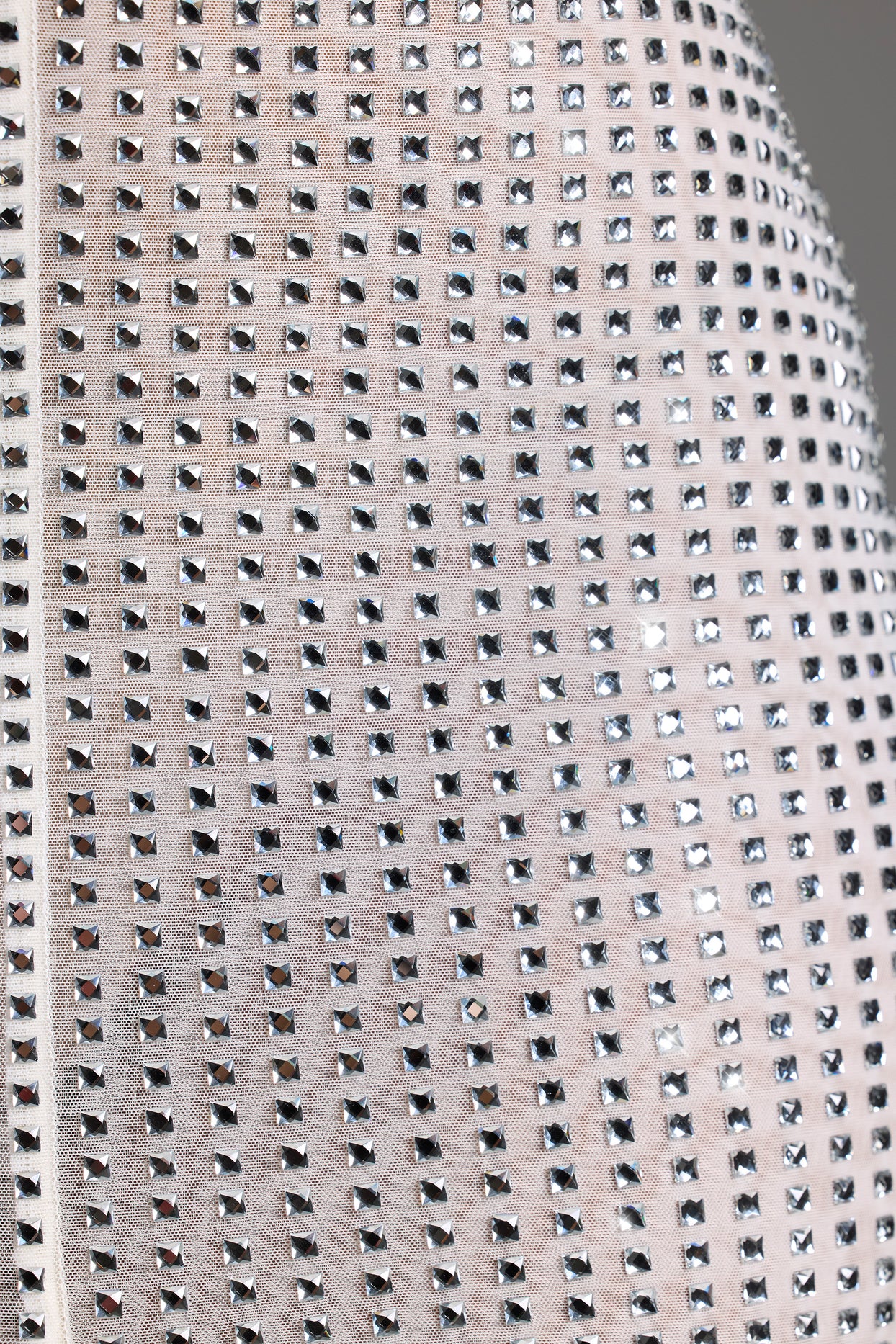 Embellished Cut-Out Halterneck Maxi Dress in White - 6