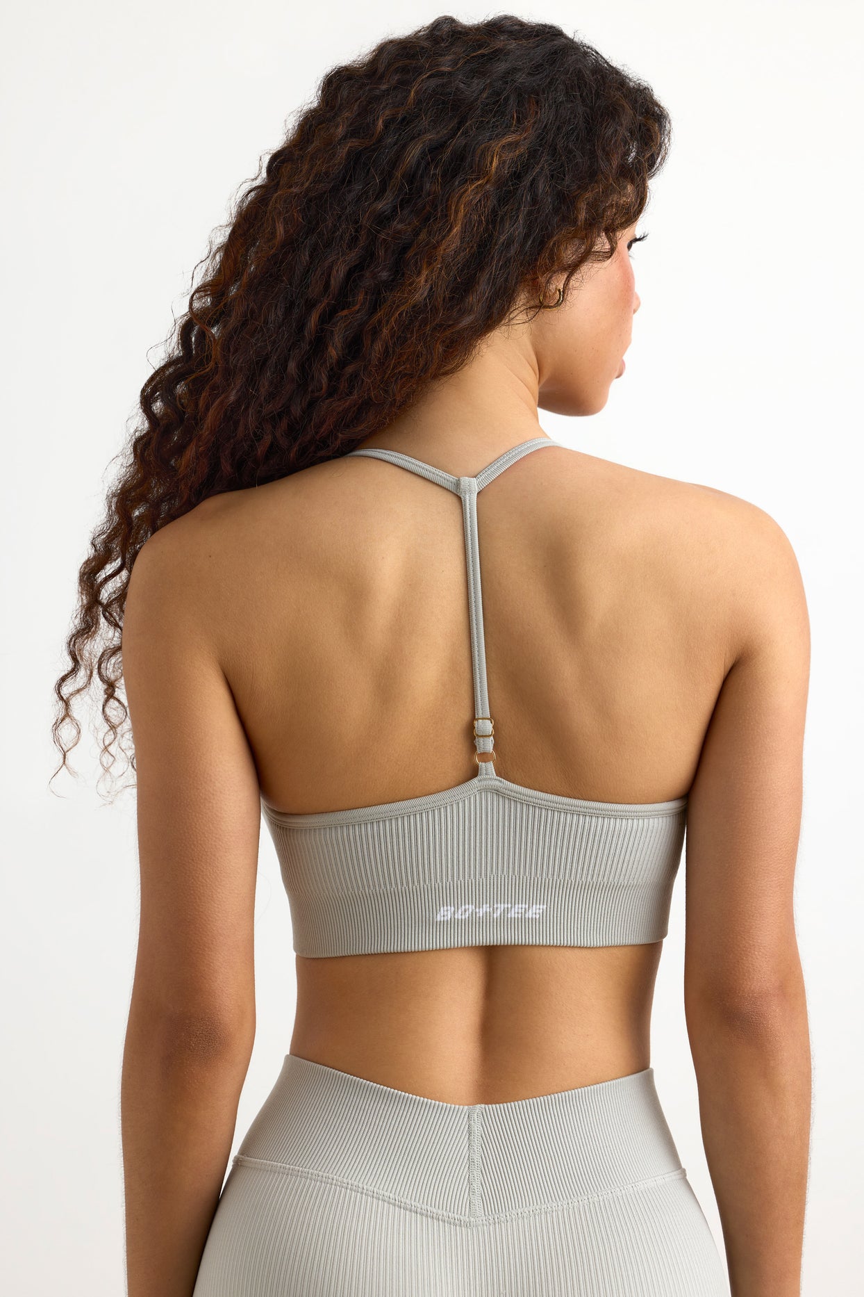 FlexiRib Y-Back Sports Bra in Grey - 2