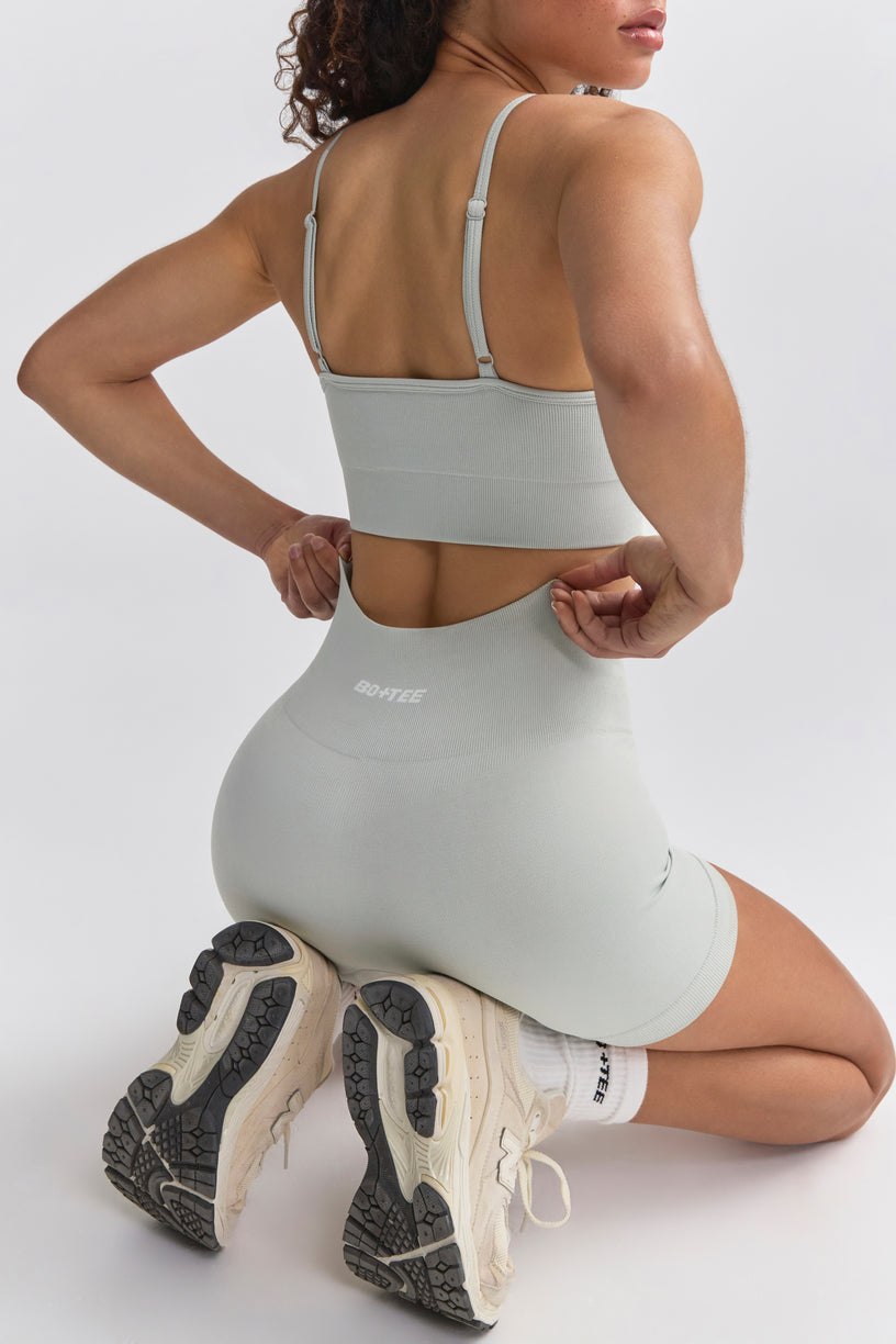 Super Sculpt Seamless Mini Shorts in Grey - 1