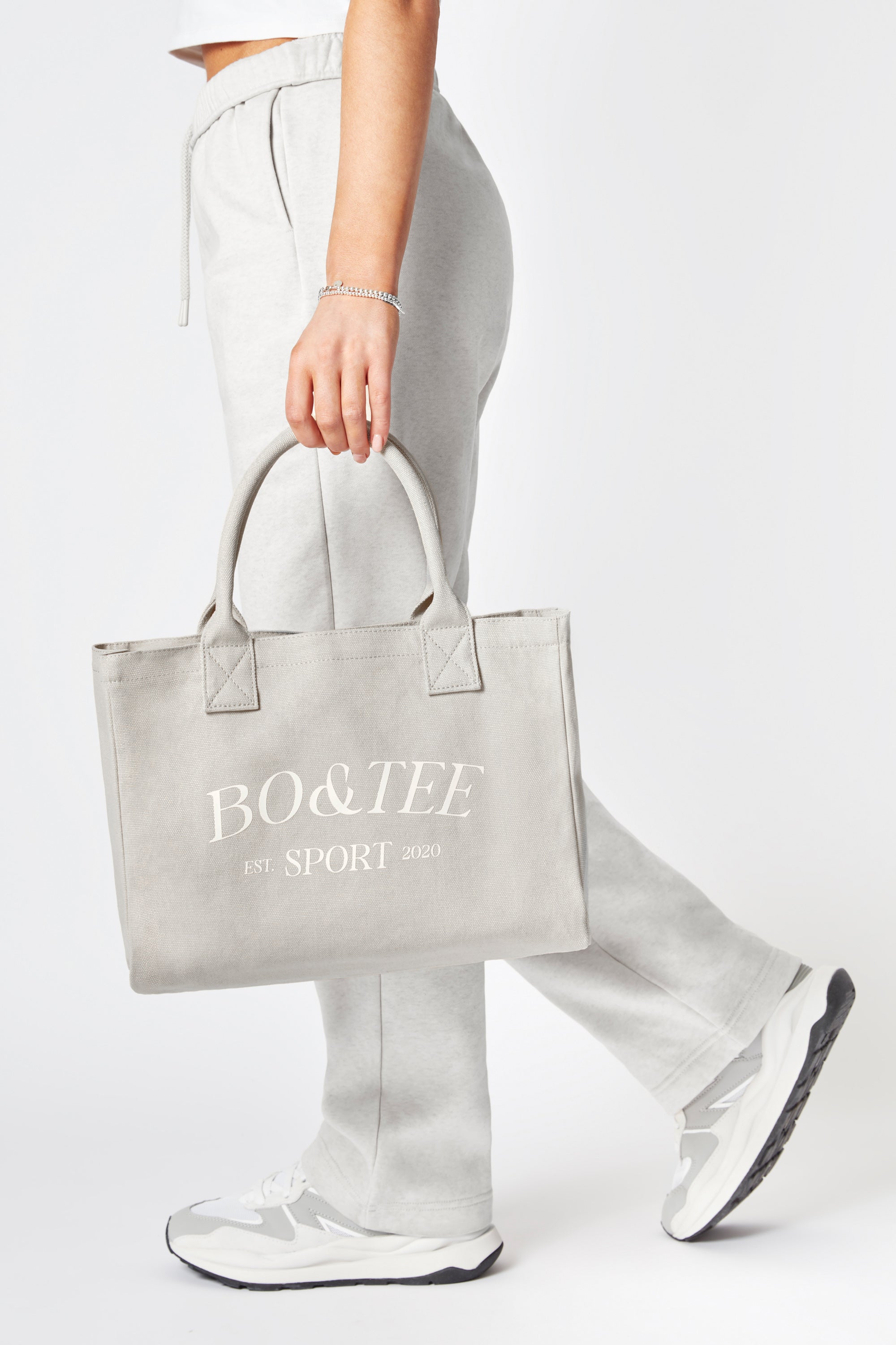 Ted Baker Georjea Branded Webbing Small Canvas Tote Bag, Ecru at John Lewis  & Partners