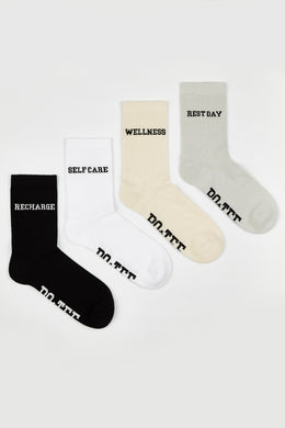 Branded Training Socks Multipack in Multi
