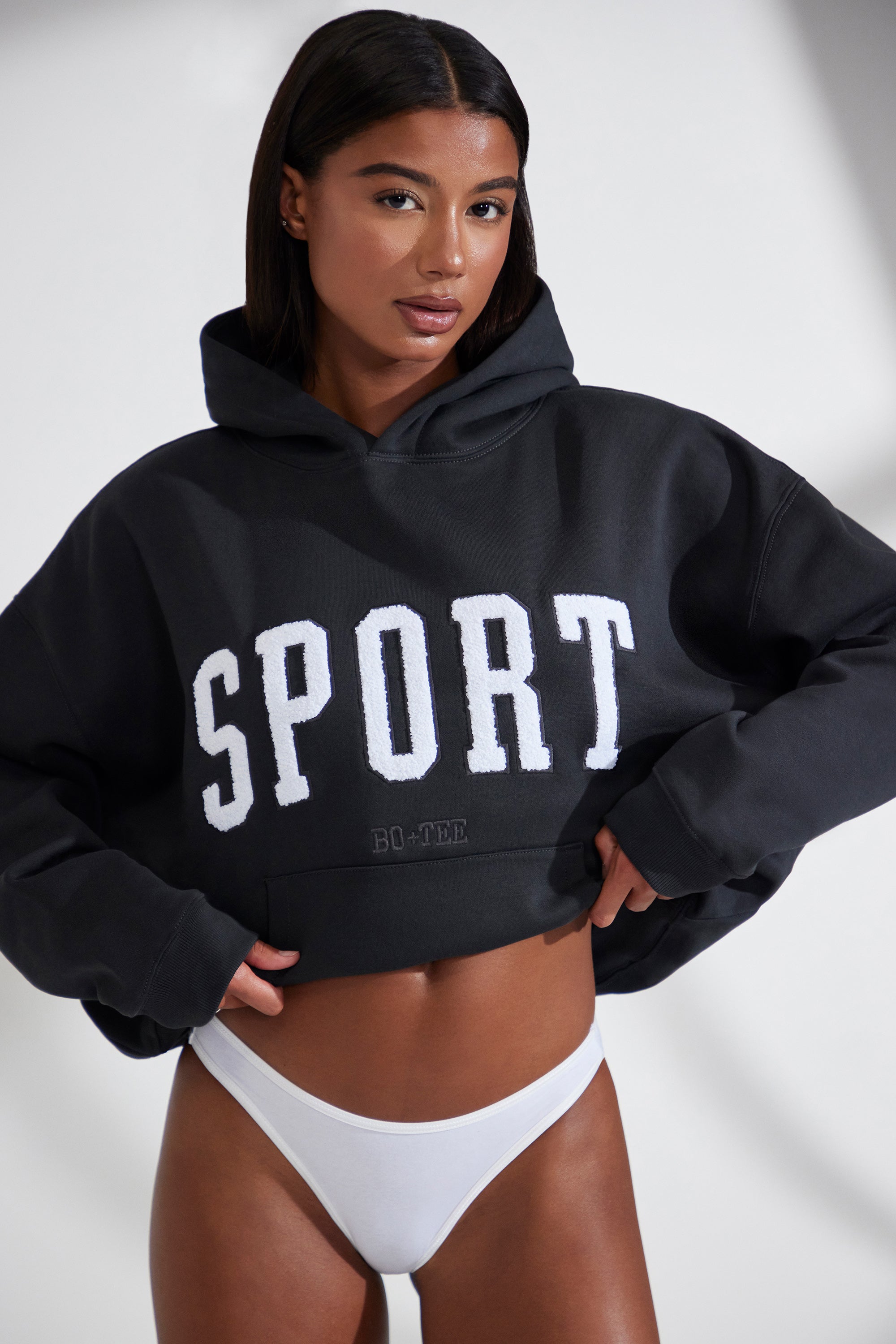 Varsity Oversized Sweater - Chalk