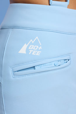 Petite Fleece Lined Ski Pants in Baby Blue