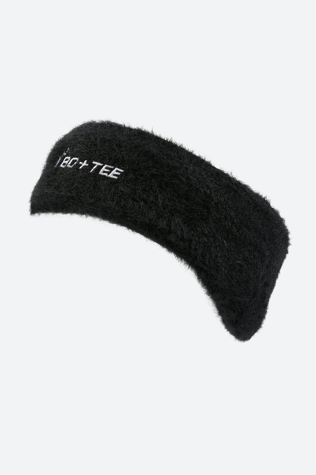 Faux Fur Headband in Black