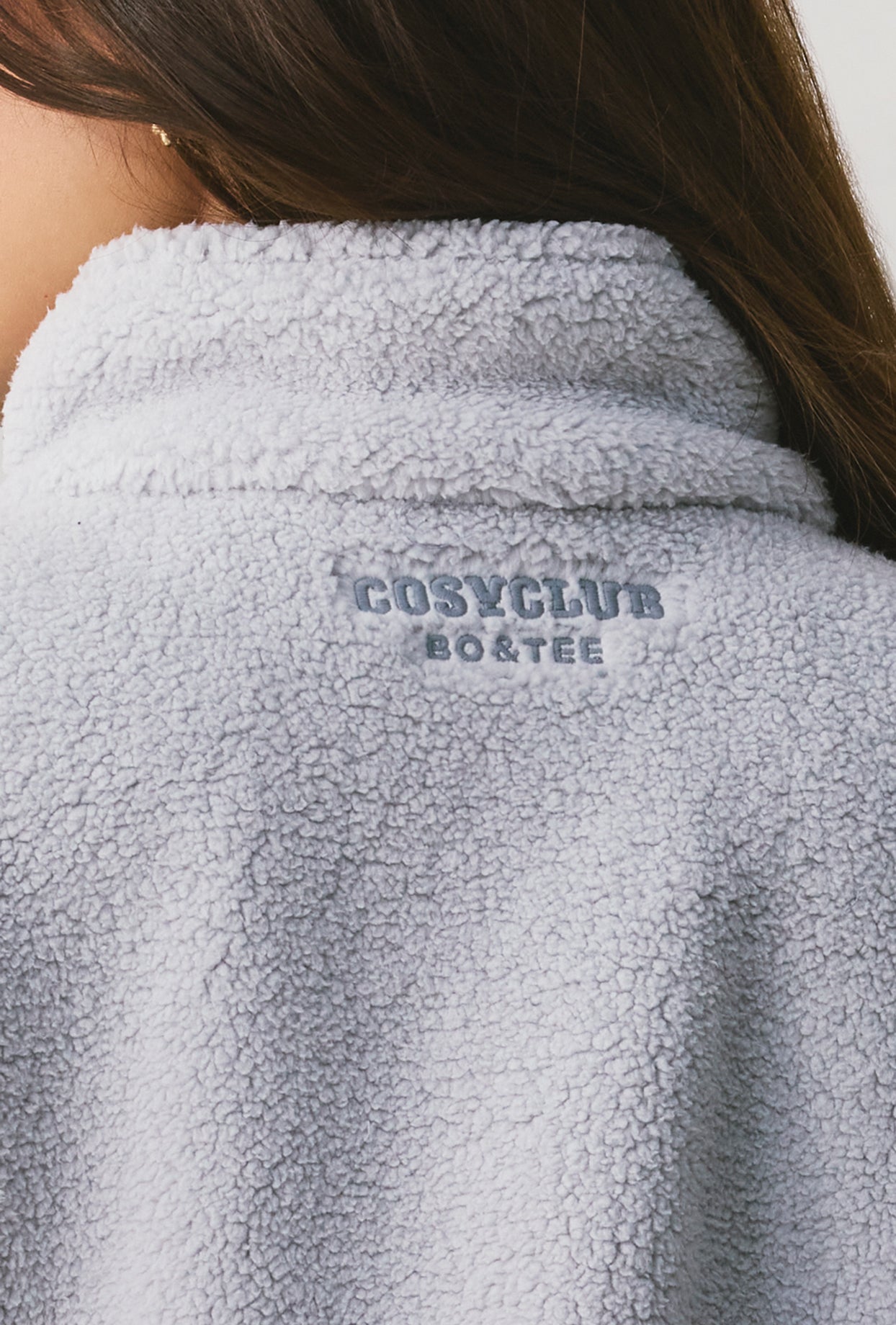 Oversized fleece zip up Clearance