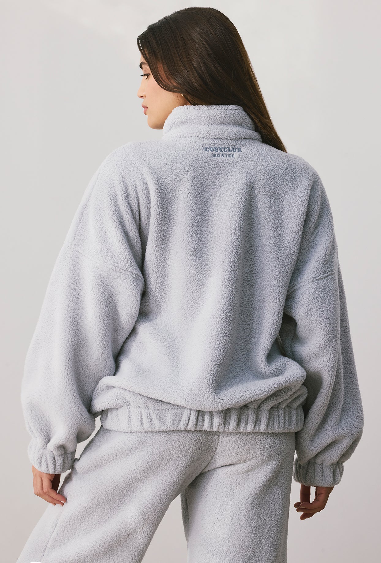 Oversized fleece zip up Clearance