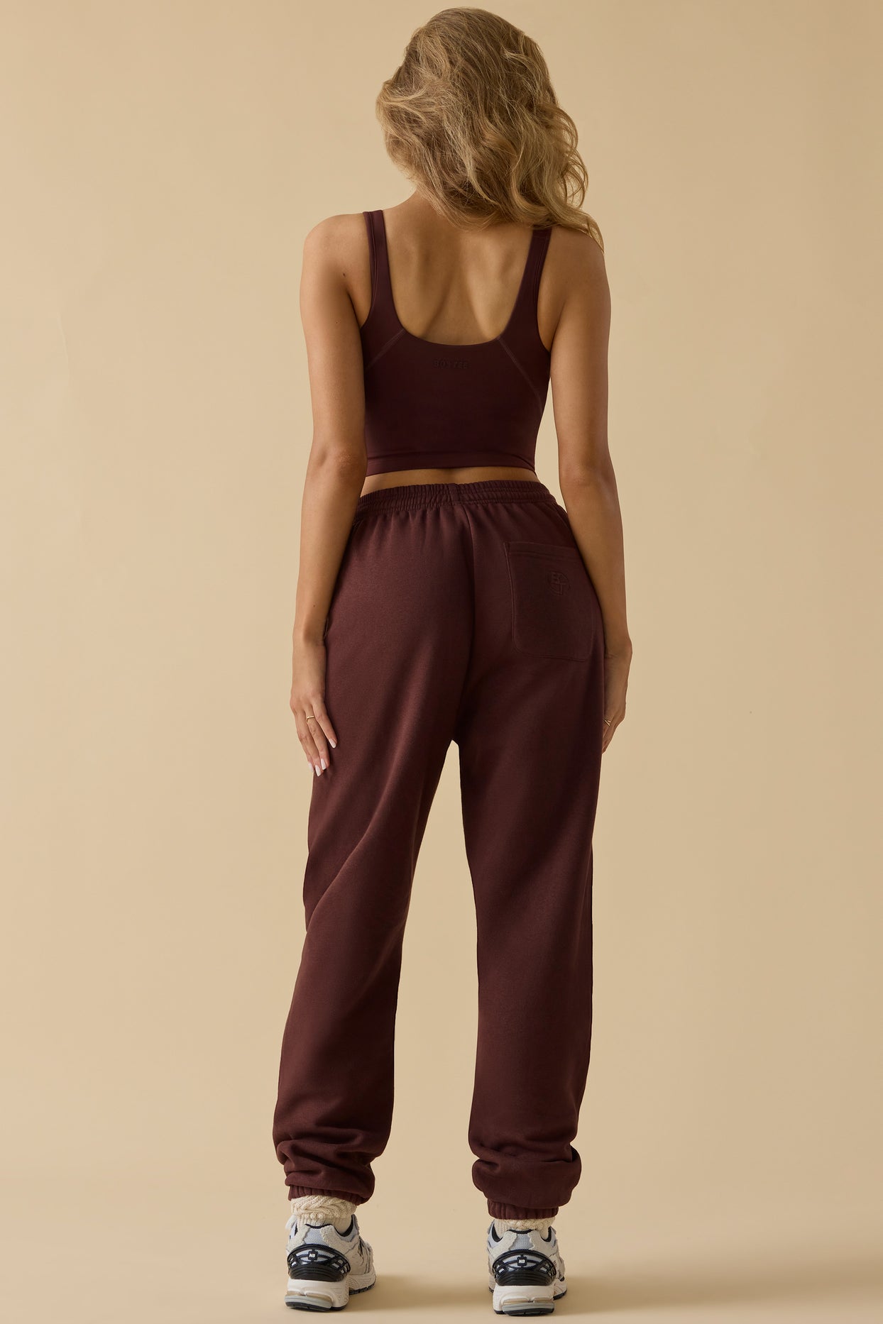 Ultimate Mid-Rise Joggers in Mahogany