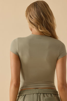 Soft Active Short Sleeve Tee in Soft Olive