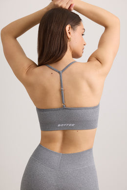 MyRunway  Shop ONZIE Grey Linear Yoga Sports Bra for Women from