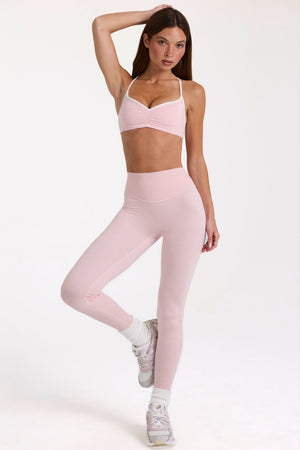 Soft Active Leggings in Blush Marl