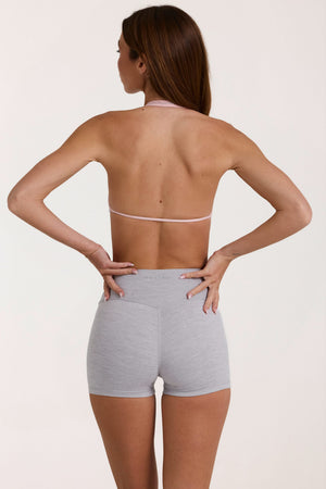 Soft Active Sports Bra in Grey Marl