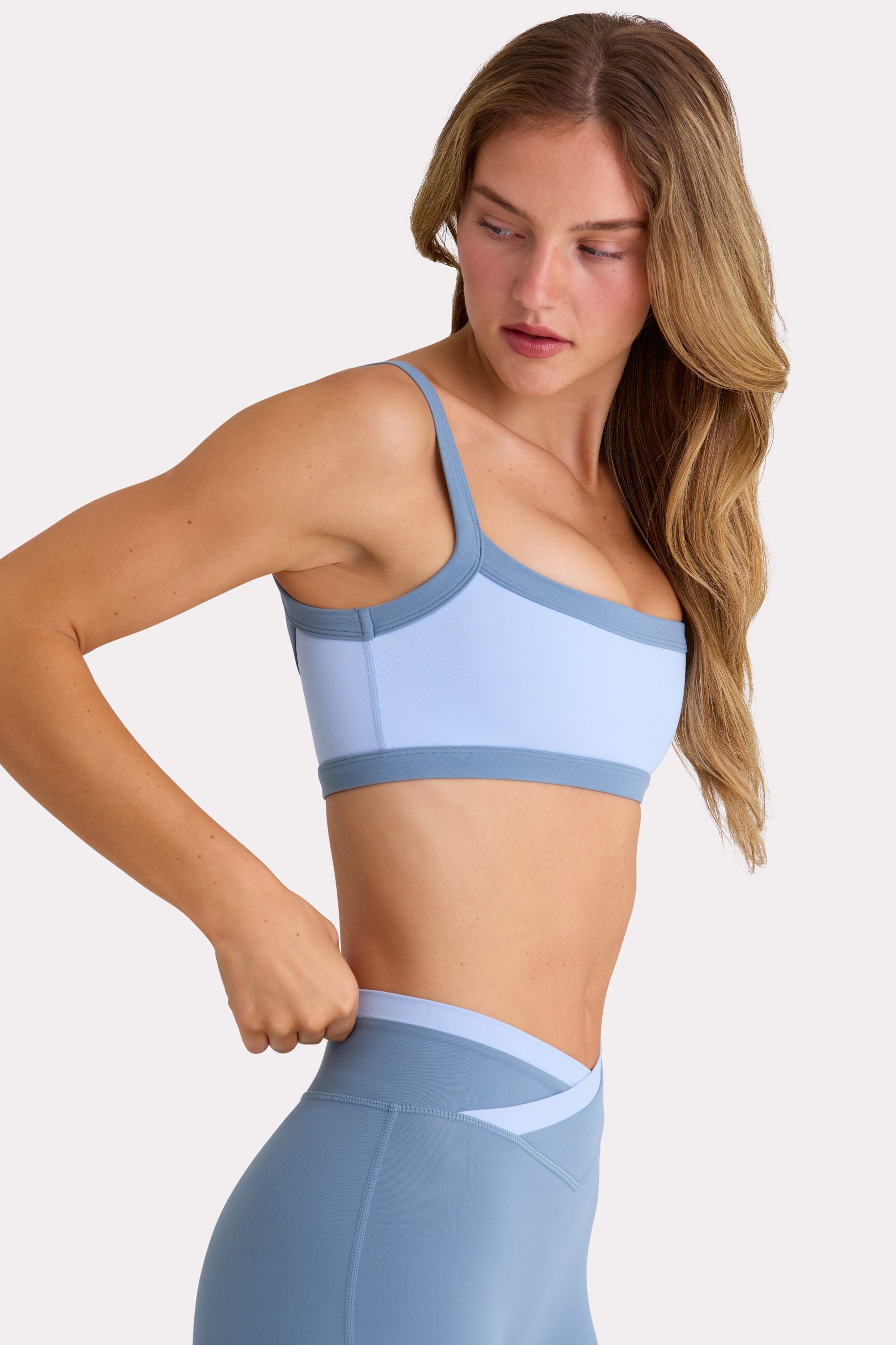 Soft Active Sports Bra in Sky