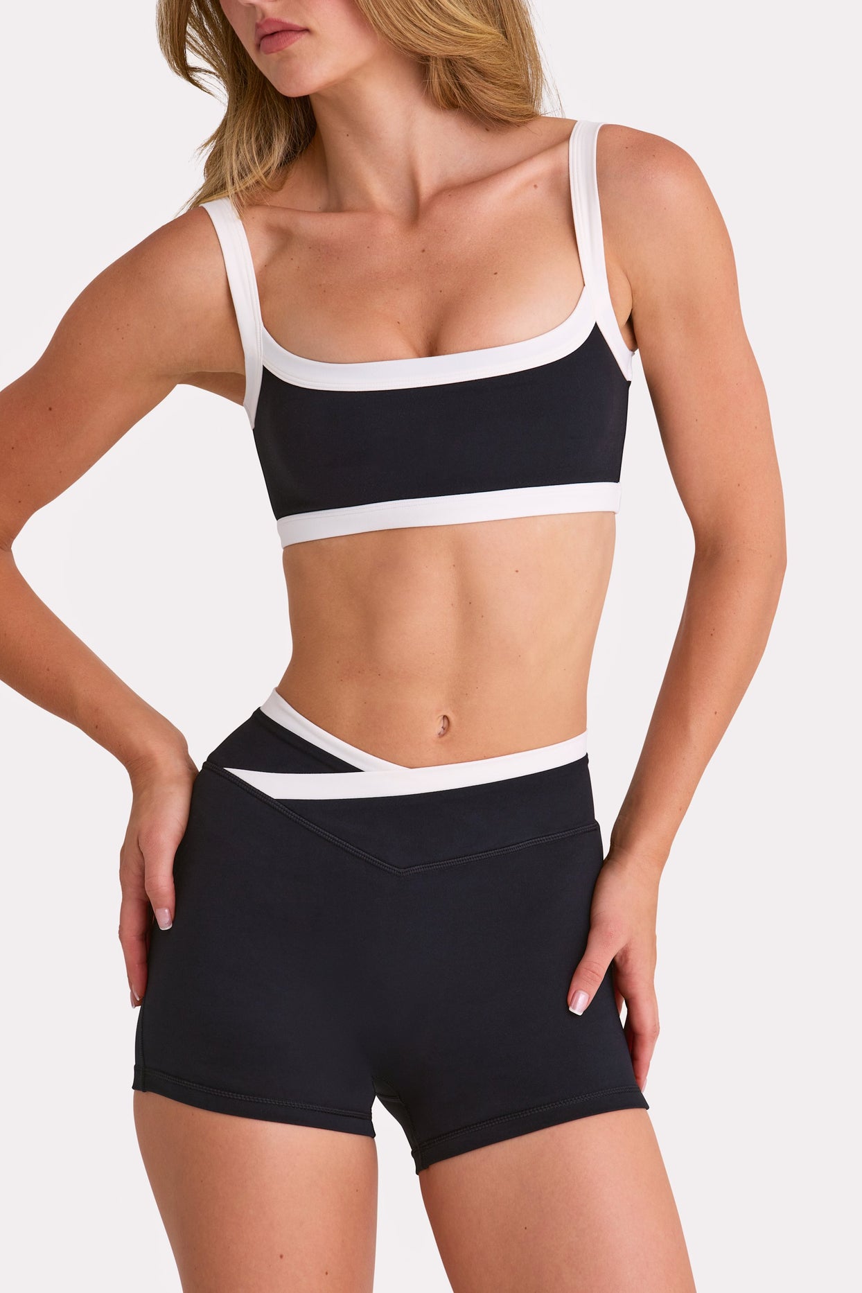Soft Active Shorts  in Black - 5