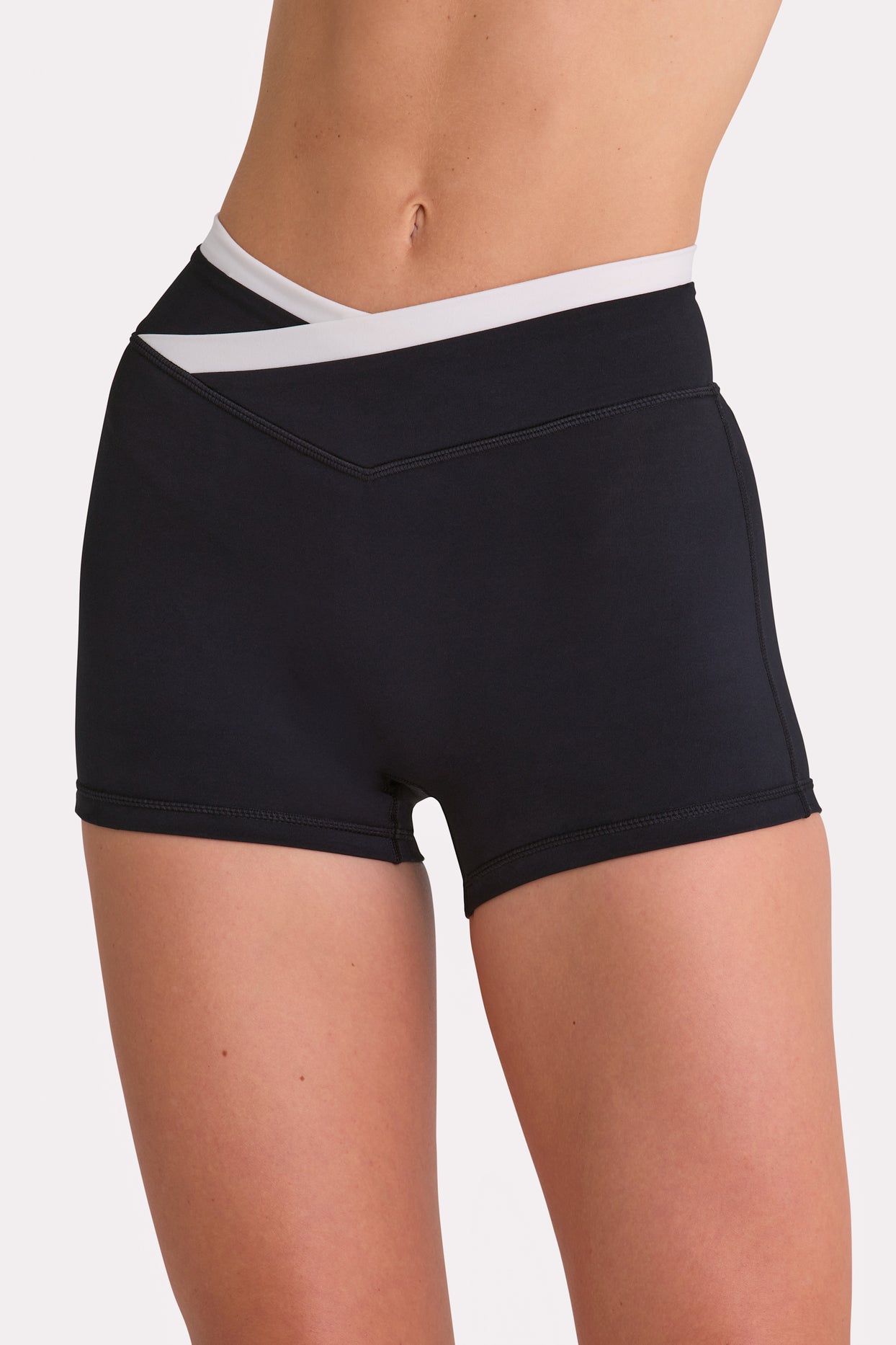 Soft Active Shorts  in Black - 6