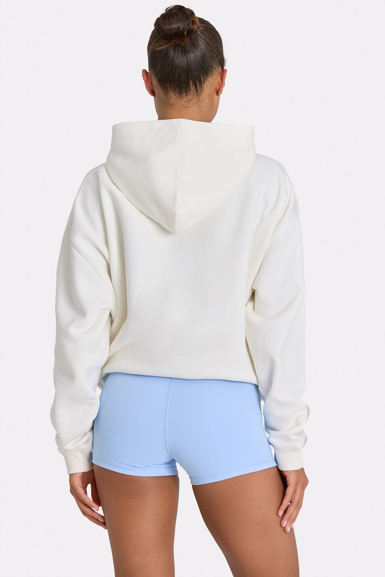 Oversized Applique Hoodie in Coconut - 3