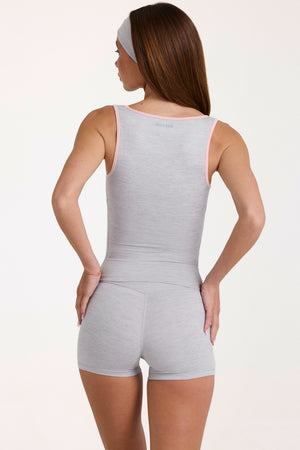 Soft Active Tank Top in Grey Marl