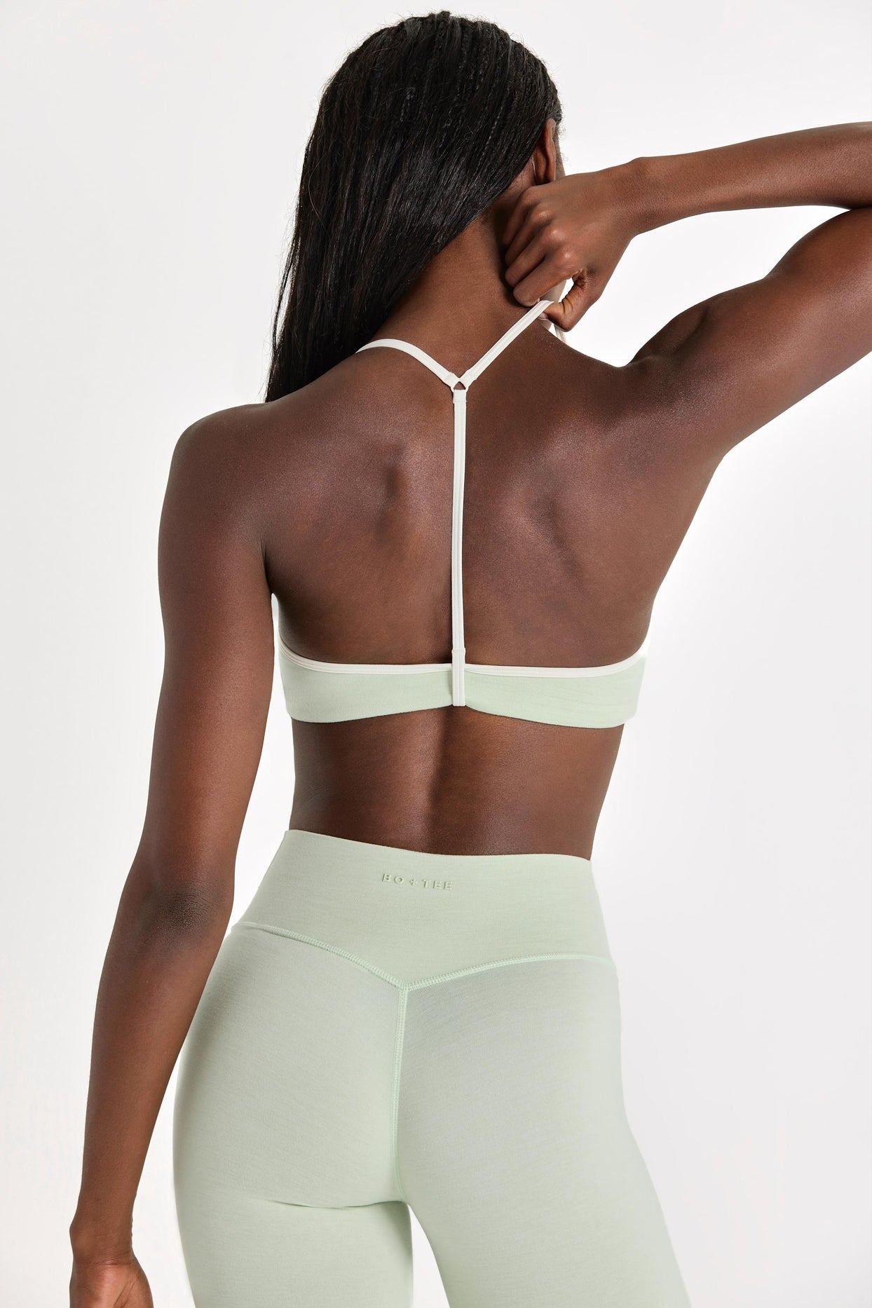 Soft Active Sports Bra in Pistachio - 6