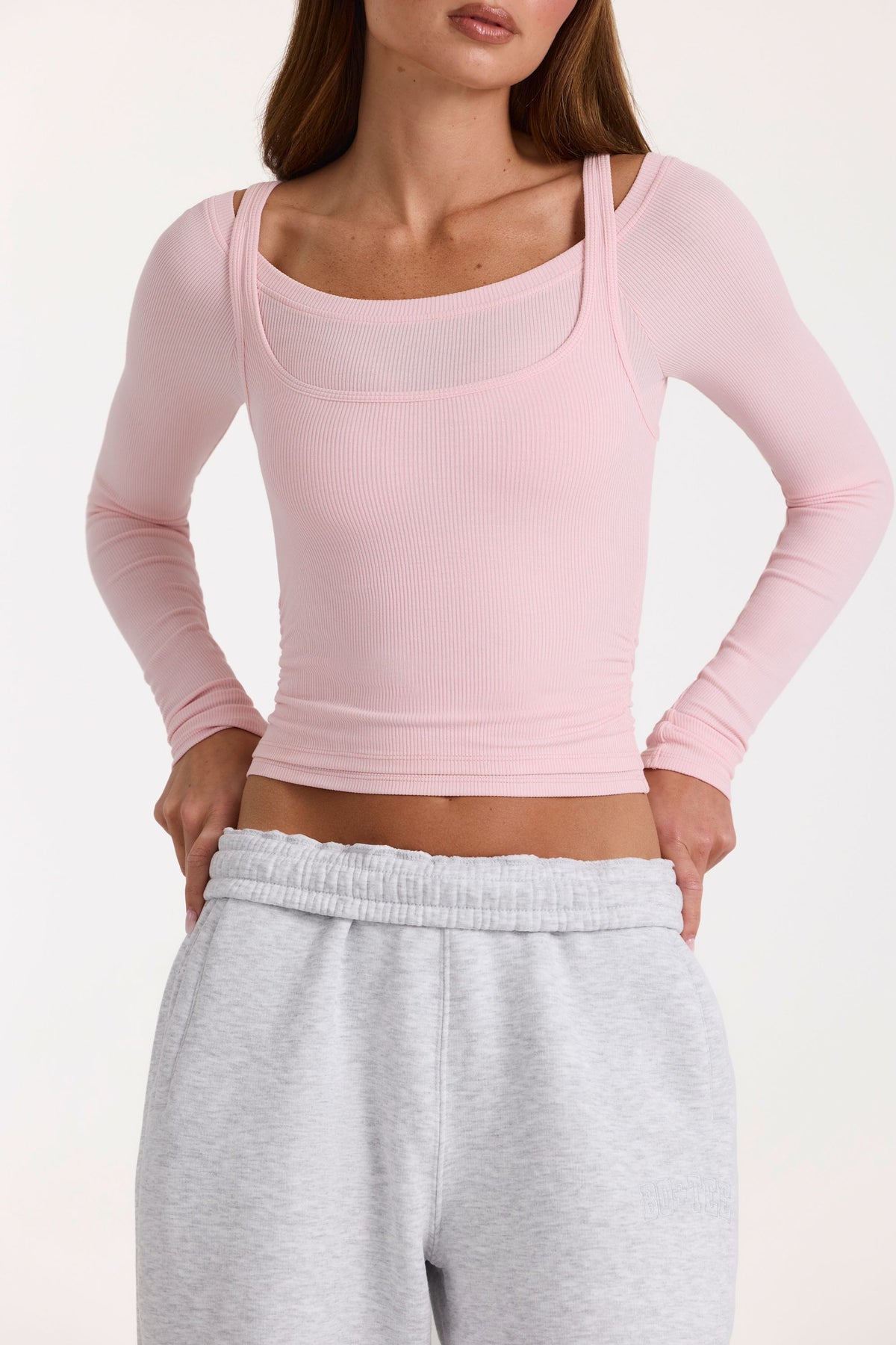 ButterCloud™ Layered Top  in Blush