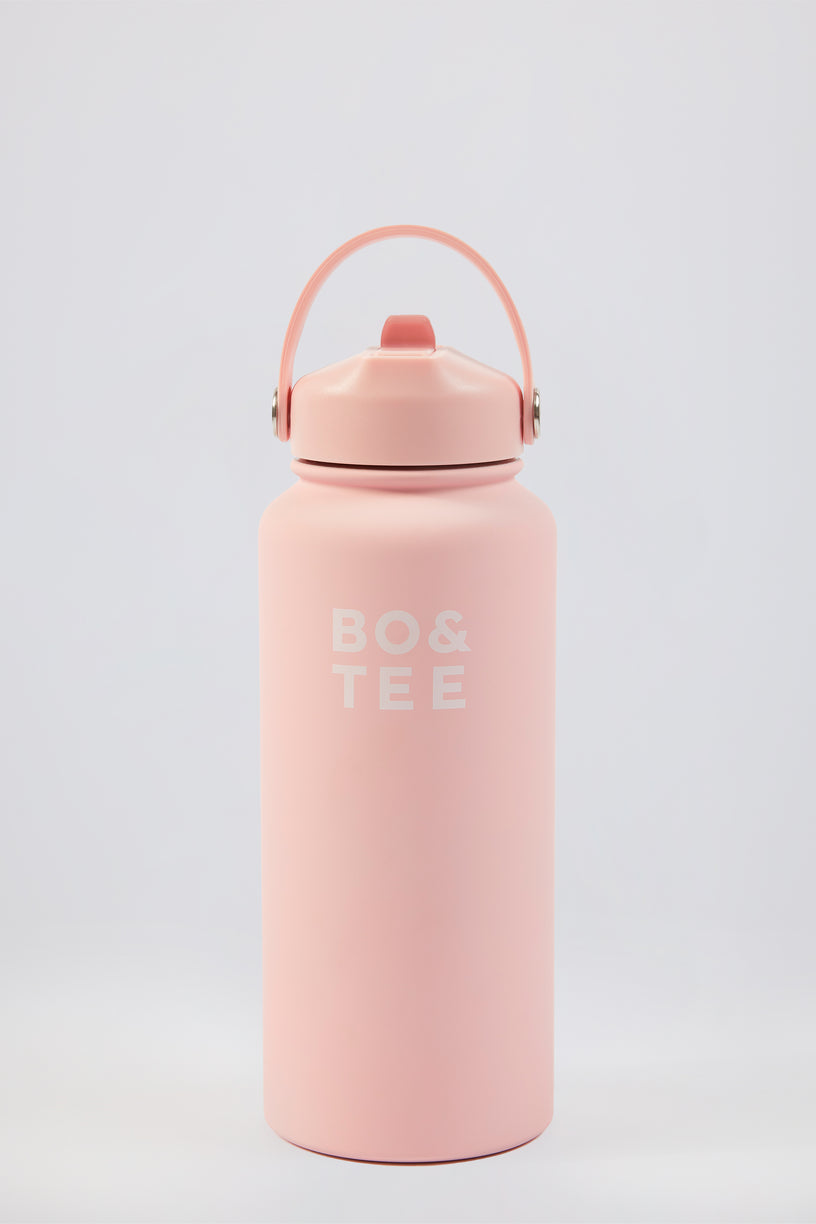 Thermos Water Bottle in Bubblegum Pink - 1